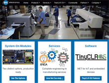 Tablet Screenshot of ghielectronics.com